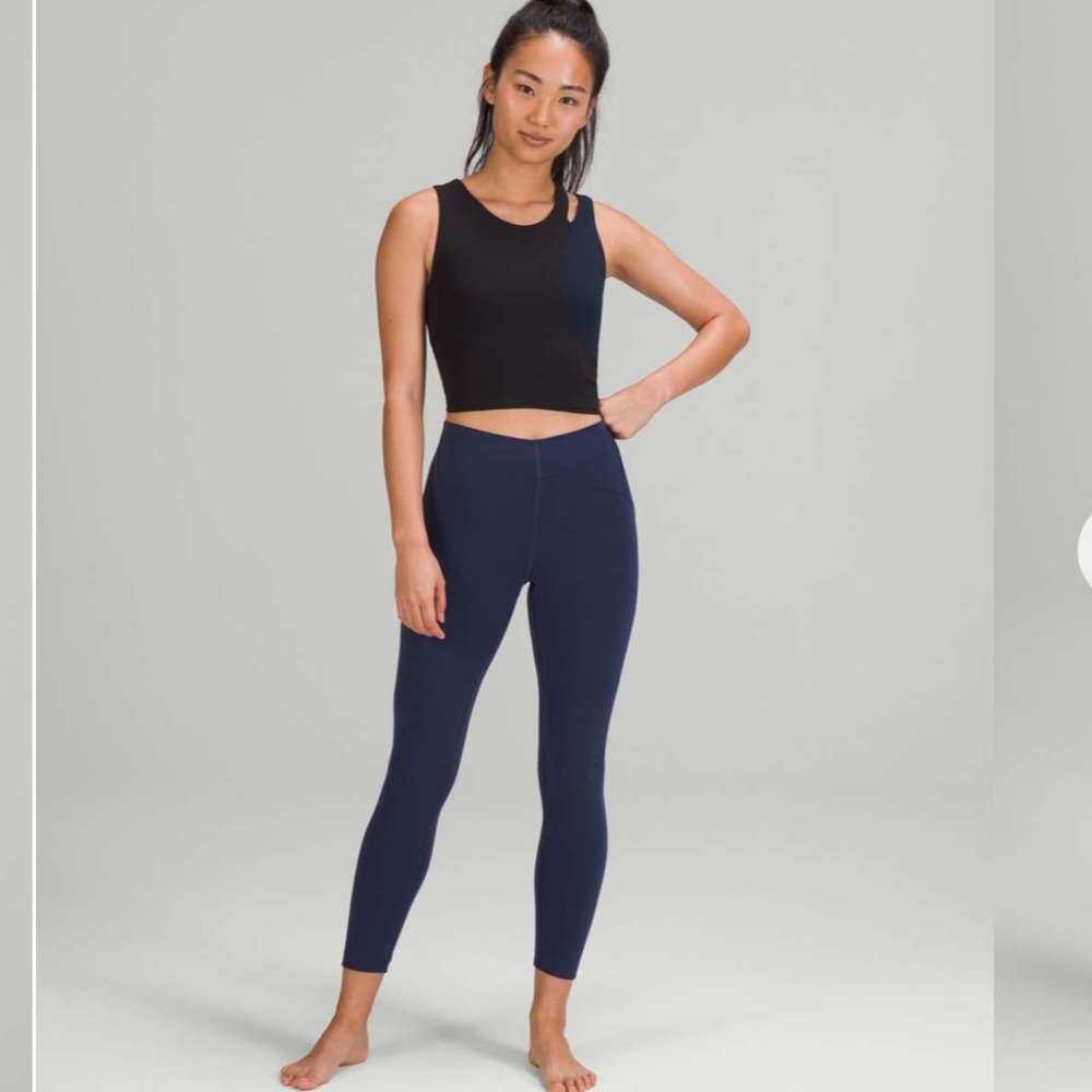 Lululemon Instill High-Rise Tight 25” Night Sea Blue size 18